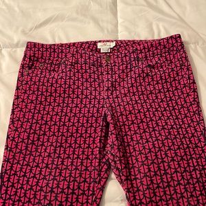 Navy and pink anchor corduroys vineyard vines
